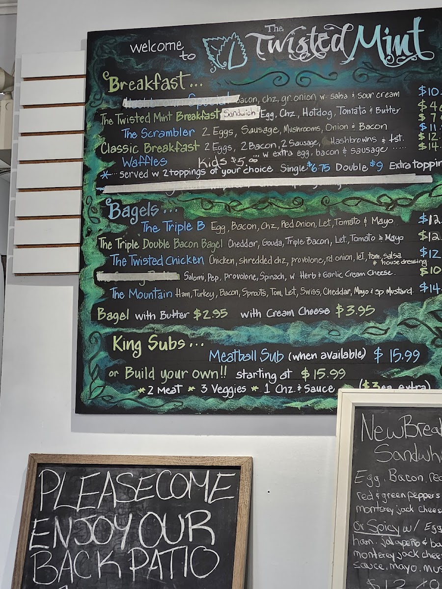 Menu James’ Twisted Mint-8