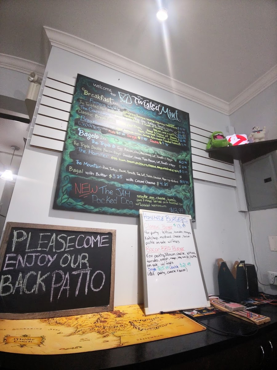 Menu James’ Twisted Mint-9